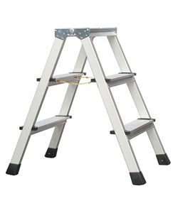 Двухсторонняя анодированная стремянка Zarges Z600 2x3 41263 - фото 100248