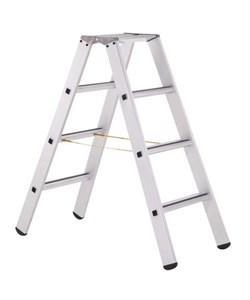 Двухсторонняя анодированная стремянка Zarges Z600 2x4 41304 - фото 100256