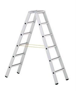 Двухсторонняя анодированная стремянка Zarges Z600 2x6 41306 - фото 100258