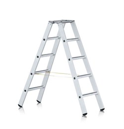 Двухсторонняя анодированная стремянка Zarges Z600 2x7 41307 - фото 100259