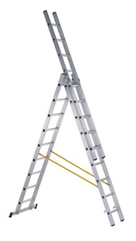 Алюминиевая трехсекционная лестница Zarges Z200 3x14 44844 - фото 100916