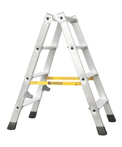 Двухсторонняя алюминиевая стремянка Zarges Z300 2x4 42464 - фото 101090