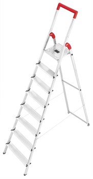 Алюминиевая стремянка Hailo L50 8 ступеней 8150-807 - фото 101503