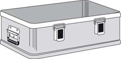 Алюминиевый ящик Zarges К 470 Plus 29 л 40500 - фото 103959