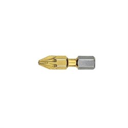 Крестовая бита Witte TIN 1/4" РZ 1х25 мм 28445 - фото 10480