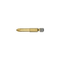 Крестовая бита Witte TIN 1/4" PZ 1х50 мм 27541 - фото 10518