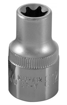 Торцевая головка Jonnesway Torx E12 (звездочка), 1/2"DR S06H412 - фото 110088