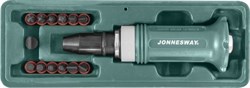Ударная отвертка Jonnesway с битами SL/PH/HEX 14 предметов AG010138 - фото 114922