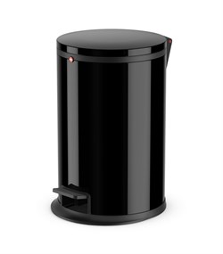 Мусорный контейнер Hailo Pure M 12л., сталь, черный, арт. 0517-060, шт - фото 122334