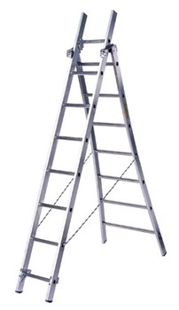 Двухсекционная лестница-стремянка Centaure PET 8+9 342209 - фото 124391
