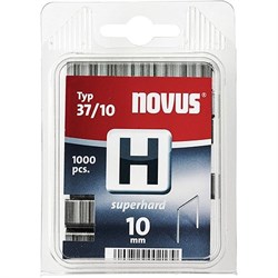 Тонкие супертвердые скобы для степлера Novus тип 37 H 37/10S 1000 шт - фото 126794