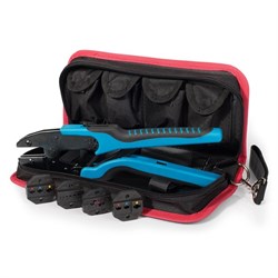 Набор КВТ СТВ+4 пресс-клещи в сумке с набором матриц - фото 129483