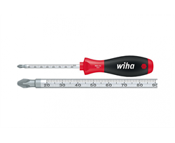 Крестовая отвертка wihSoftFinish Laserskala 3131 PZ1x80 36073 - фото 142587