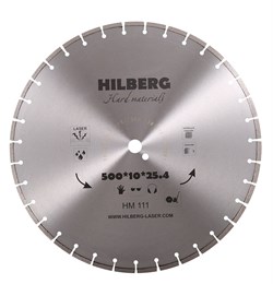 Алмазный отрезной диск Hilberg Hard Materials 500x25,4 мм Trio-Diamond HM111 - фото 154208