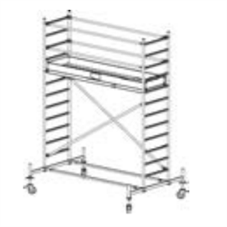 Алюминиевая вышка-тура Krause Stabilo 10 4,4м 731319 - фото 157160