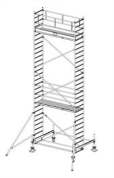 Алюминиевая вышка-тура Krause Stabilo 100 8,4м 731098 - фото 157210