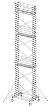 Алюминиевая вышка-тура Krause Stabilo 100 13,4м 741141 - фото 157224