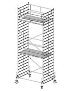 Алюминиевая вышка-тура Krause Stabilo 500 7,4м 745088 - фото 157249