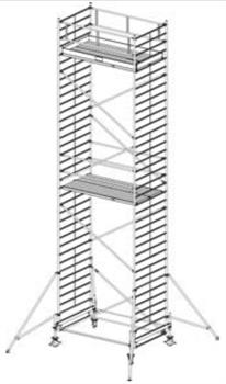 Алюминиевая вышка-тура Krause Stabilo 500 10,4м 745118 - фото 157252