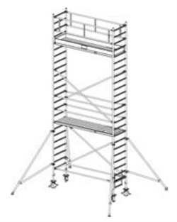 Алюминиевая вышка-тура Krause Stabilo 1000 7,3м 738073 - фото 157271