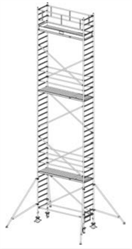 Алюминиевая вышка-тура Krause Stabilo 1000 11,3м 748119 - фото 157284