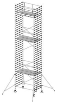 Алюминиевая вышка-тура Krause Stabilo 5000 11,3м 749116 - фото 157315