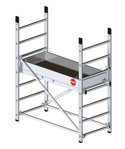 Алюминиевая вышка-тура Hailo ProfiStep multi 3м 2х7 9900-101 - фото 158137