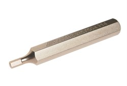 Удлиненная шестигранная бита HEX H4х75мм 10мм S2 JTC-1357504 - фото 166461