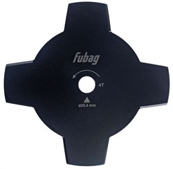 Триммерный диск Fubag 4 лопасти, 255х25,4х1,6 - фото 171835