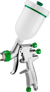 Пневматический краскопульт Kraftool Pro Jeta 3000 Mini с верхним бачком 06561-0.8 - фото 262417