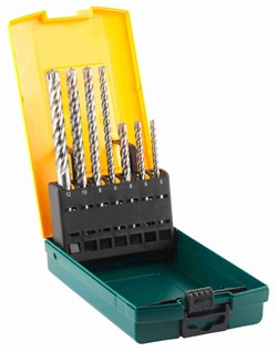 Набор буров по бетону Kraftool Industrie Qualitat Zentrum 4х4 SDS-Plus 5-12 мм, 7шт 29310-H7 - фото 263736