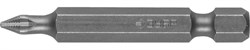 Кованые крестовые биты Зубр Мастер E1/4, PH1x50мм, 2шт 26001-1-50-2 - фото 265556