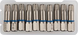 Торсионные биты-звездочки Зубр Эксперт C1/4, T30x25мм, 10шт 26015-30-25-10 - фото 265603