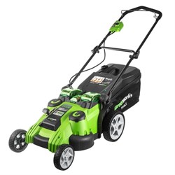 Газонокосилка G-MAX 40V GREENWORKS Twin Force G40LM49DB - фото 267962