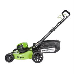 Газонокосилка бесщеточная аккумуляторная GD-60 60V GREENWORKS GD60LM51HPK4 c АКБ 4АЧ и ЗУ - фото 268065