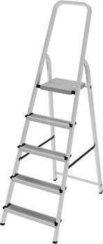 Алюминиевая стремянка Новая Высота NV 2110 5 ступеней 2110105 - фото 273266