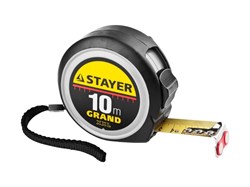 Рулетка Stayer Grand 10 м x 25 мм 3411-10-25 - фото 274183