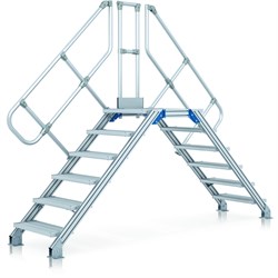 Стационарный переход Zarges с наклоном 60°, 11 ступеней 40355920 - фото 278169