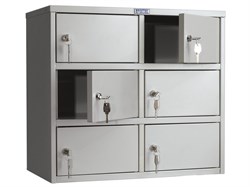 Металлический шкаф кассира ПРАКТИК AMB-45/6 S21499020602 - фото 282518