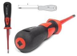 Диэлектрическая отвертка КВТ Слим PZ1х80 - фото 287494