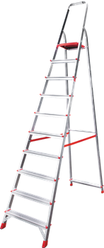 Алюминиевая стремянка Новая Высота NV 311 10 ступеней 3110110 - фото 292151