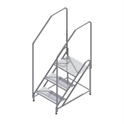 Монтажная подставка ALUR Тип 2 с 2 поручнями МП2-1,0П2 - фото 297783