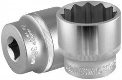 Торцевая 12-гранная головка Jonnesway 1/2"DR, 36 мм S04H4936 - фото 301605