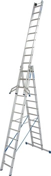 Алюминиевая трехсекционная лестница Krause Stabilo 3х12 133700/123350 - фото 320133