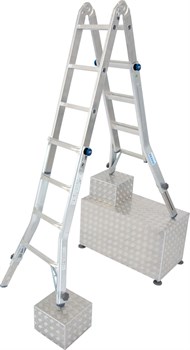 Телескопическая шарнирная лестница Krause Stabilo 4х4 133977 (123589) - фото 320355