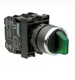 Переключатель EMAS 2-0-1 без фиксации, зеленый, 2НО B101SL32Y - фото 323072