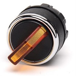 Головка для переключателя EMAS желтая без фиксации 0-1 BDSL21S - фото 323543