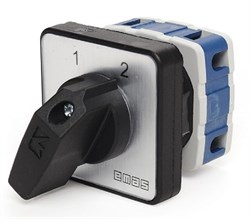 Однофазный реверсивный переключатель полюсов EMAS (1-2) 10А PSA010KD133S - фото 327664