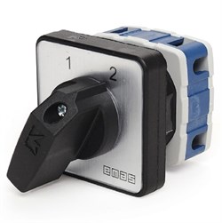 Однофазный реверсивный переключатель полюсов EMAS (1-2) 16А PSA016KD133S - фото 327700