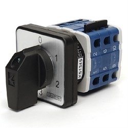 Однофазный многоступенчатый переключатель EMAS (0-5), 25А PSA025KS135S - фото 327814